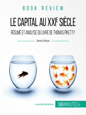 cover image of Résumé du livre "Le capital au XXIe siècle" de Thomas Piketty